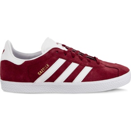 Adidas Gazelle J 874 Collegiata Borgogna Ftwr Bianco Ftwr Bianco rosso
