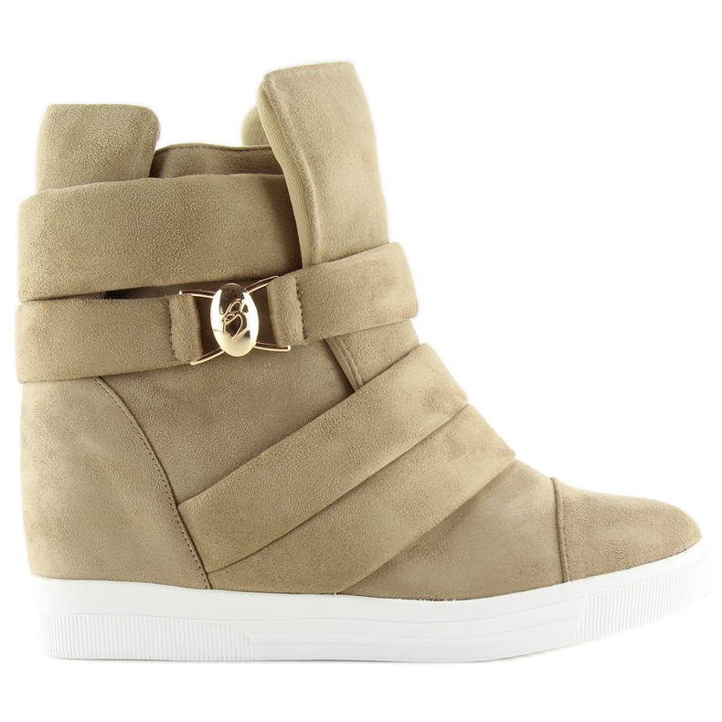 Sneakers beige da donna H6507 Camel