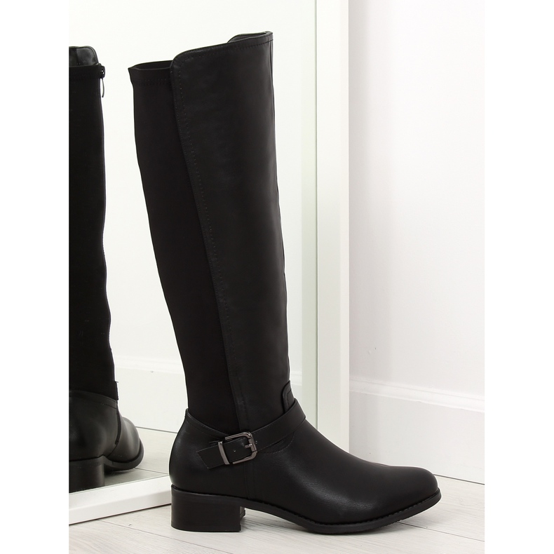 Stivali neri da donna PE179P neri nero