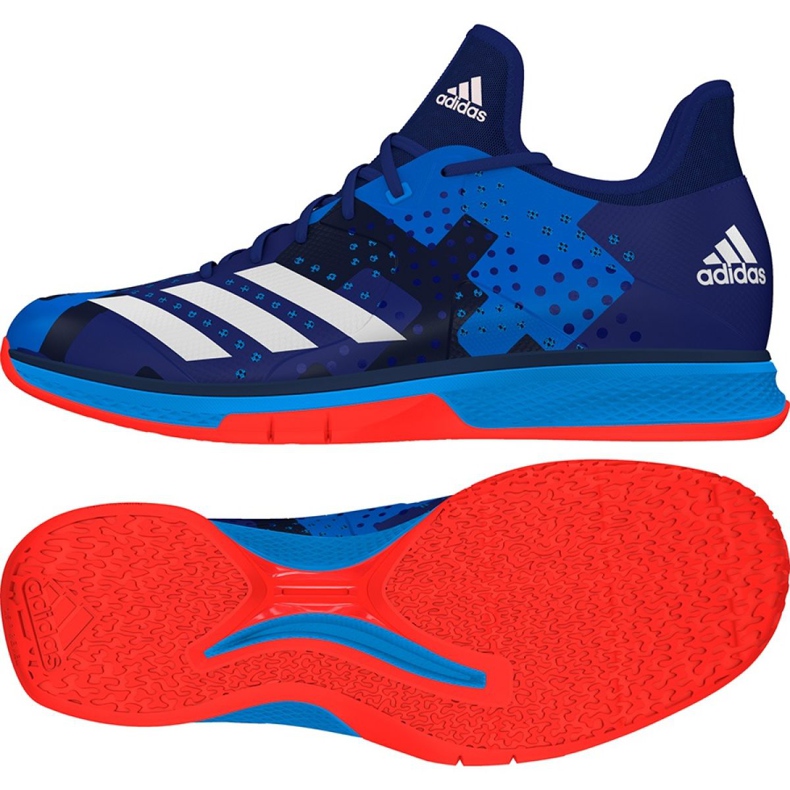 Scarpe da pallamano Adidas Counterblast multicolore blu