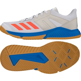 Scarpa da pallamano Adidas Essence M B22589 bianca bianca
