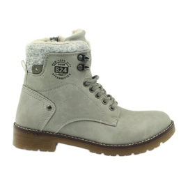 Stivali grigi allacciati DK2025 grigio