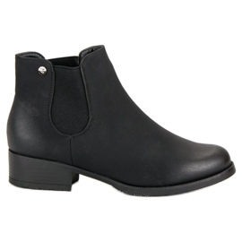 Stivaletti Chelsea neri opachi VICES nero