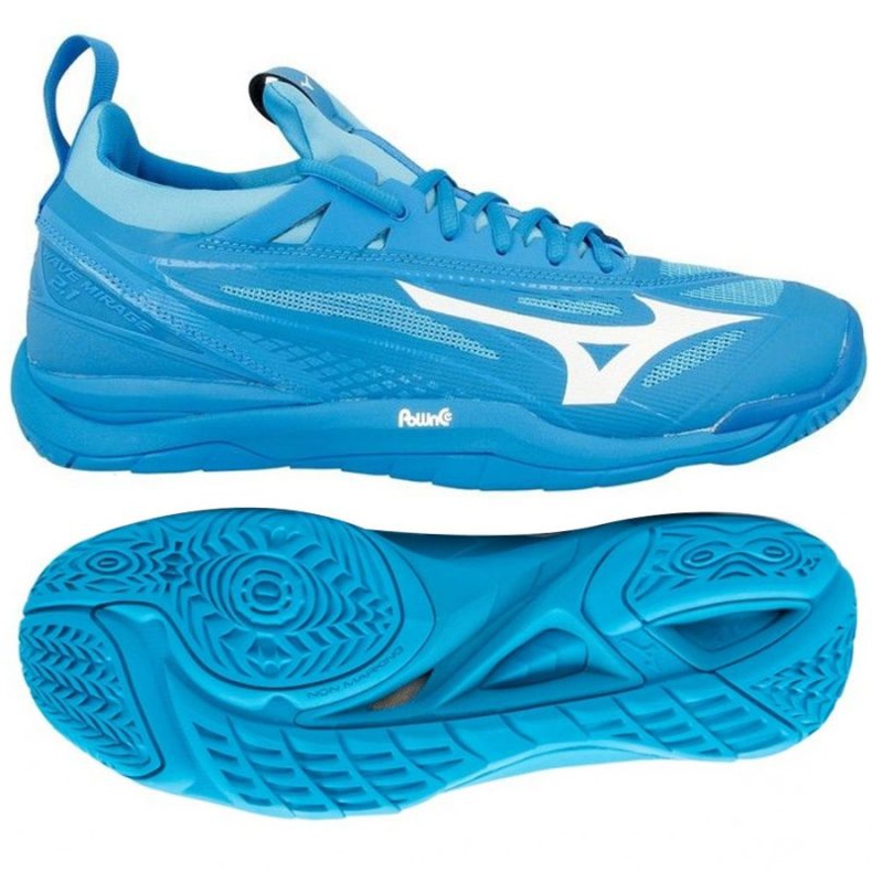 Scarpe da pallamano Mizuno Wave Mirage 2.1 M X1GA185098 blu blu