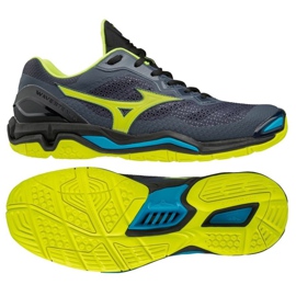 Scarpe da pallamano Mizuno Wave Stealth VM X1GA180047 nero grigio
