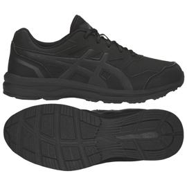 Asics Gel Mission 3 M Q801Y-9097 scarpe da corsa nero