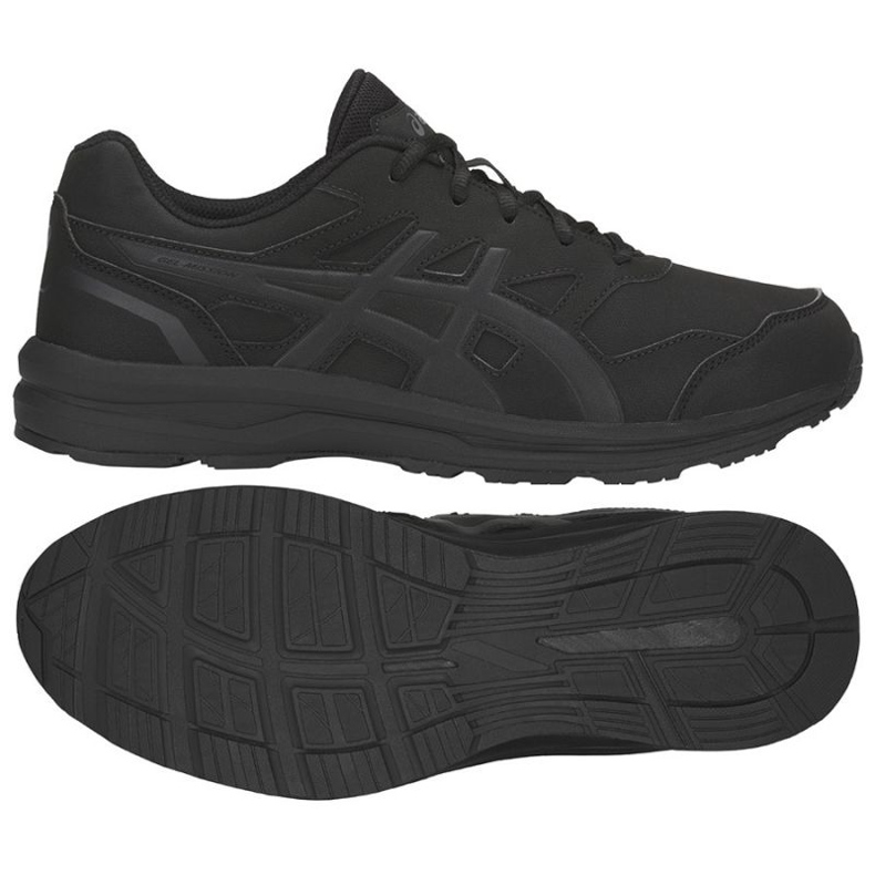 Asics Gel Mission 3 M Q801Y-9097 scarpe da corsa nero