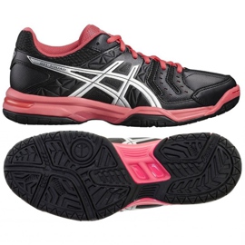 Scarpe da pallamano Asics Gel Squad 70 W E568Y-9093 nero nero