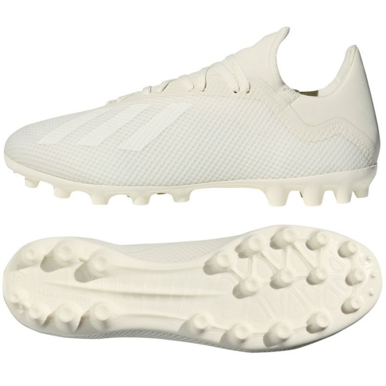 Scarpe da calcio Adidas X 18.3 Fg M AQ0708 bianca bianca