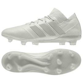 Le scarpe da calcio adidas Nemeziz 18.1 Fg M bianco
