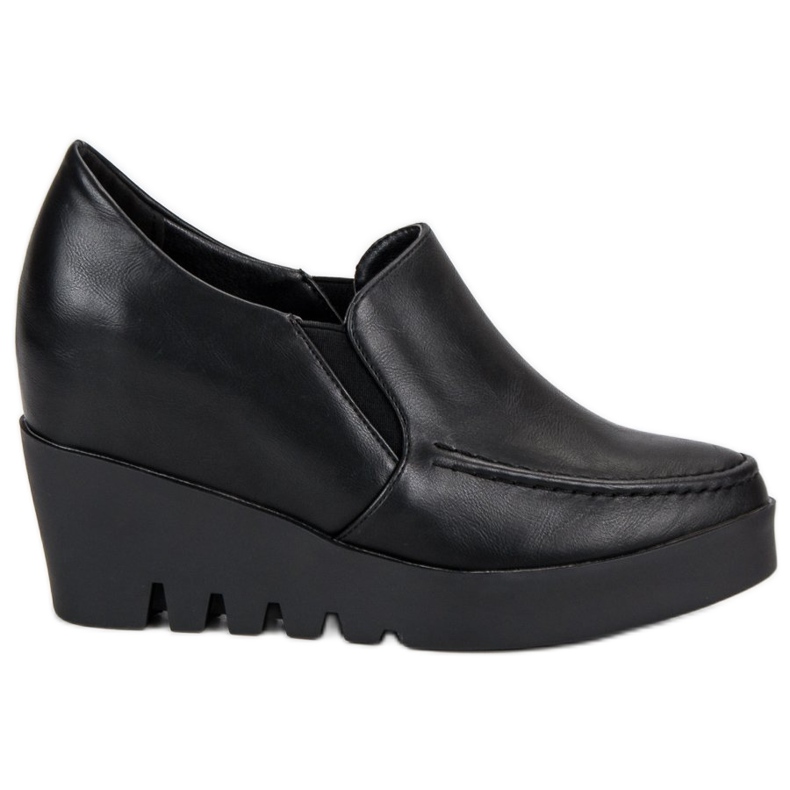 J. Star Eleganti scarpe slip-on nero