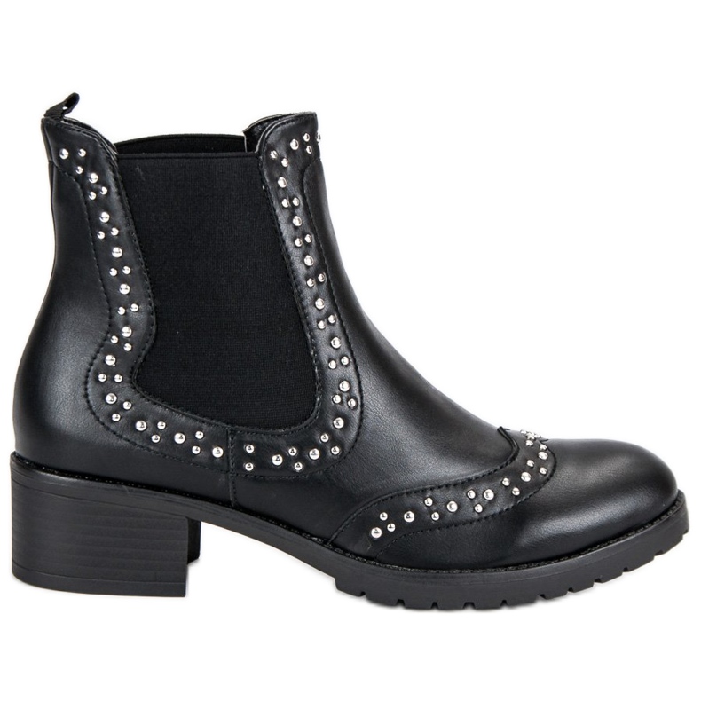 Stivaletti Rock Chelsea nero