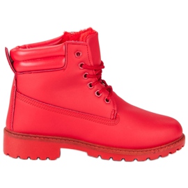 Trapper isolati rossi rosso