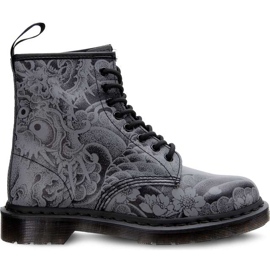 Dr. Martens Rovescio per tatuaggio 1460 Ot Black Gunmetal Ot nero grigio