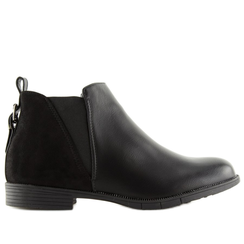 Stivaletti Chelsea neri da donna nero 3086 Black