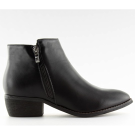 Stivaletti Chelsea neri da donna 9082 Black nero