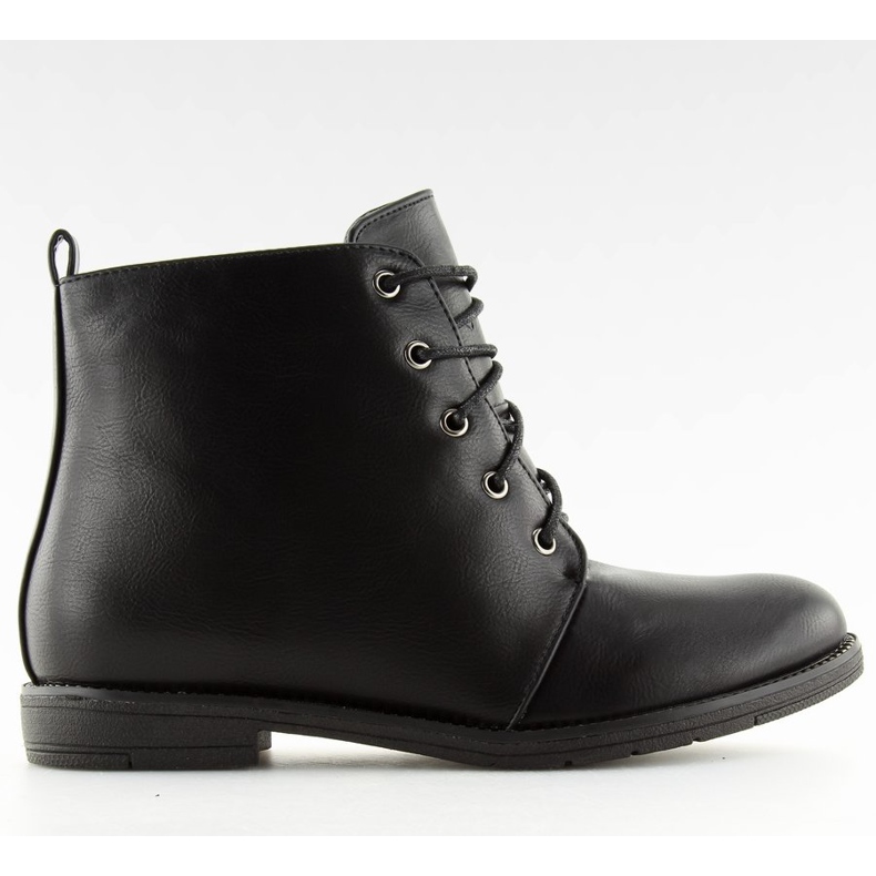 Stivali stringati neri 3085 neri nero
