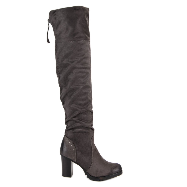 VINCEZA Stivali casual da donna grigio