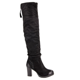 VINCEZA Stivali casual da donna nero