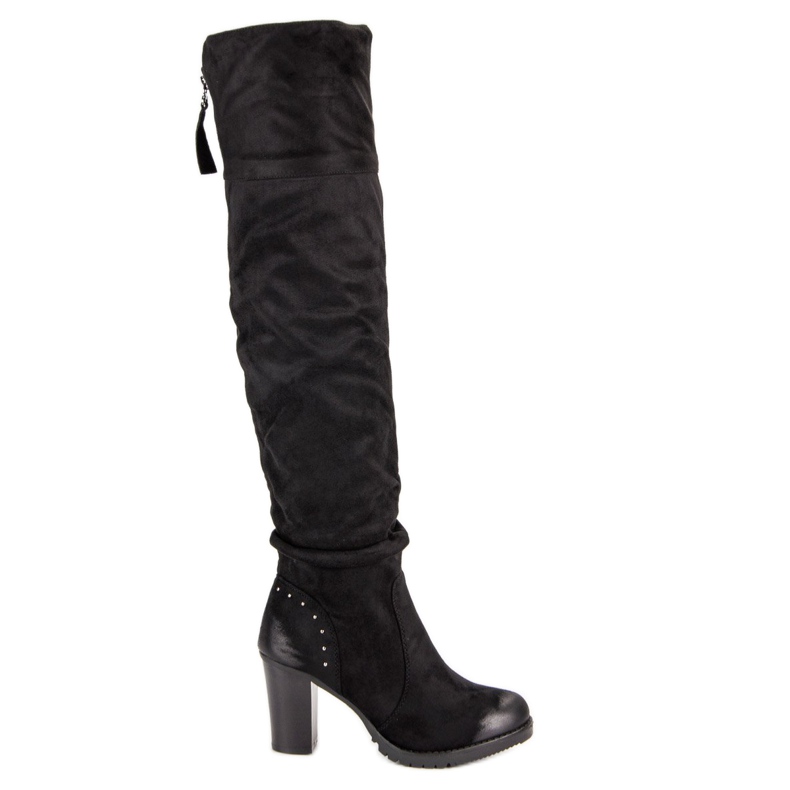 VINCEZA Stivali casual da donna nero