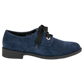 Bestelle Scarpe scamosciate blu navy