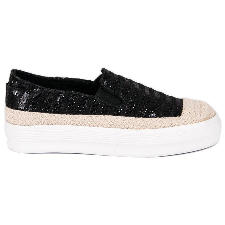 J. Star Espadrillas nere nero