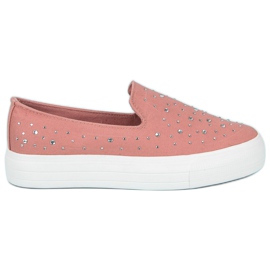 J. Star Sneakers slip-on rosa