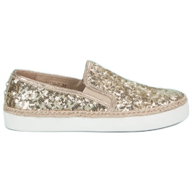 J. Star Sneakers da donna alla moda giallo