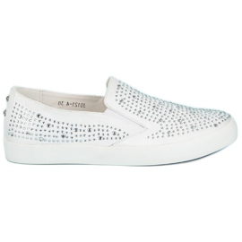J. Star Sneakers slipon bianche bianca