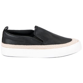 J. Star Espadrillas scivolose nero