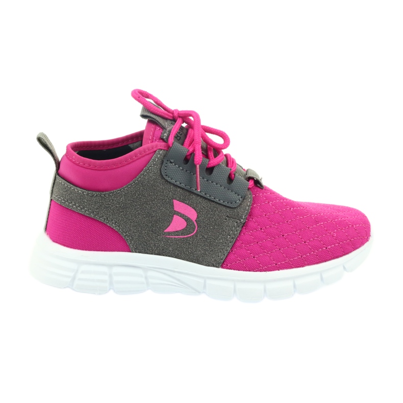 Scarpe sportive per bambini Befado 516Y033 rosa grigio
