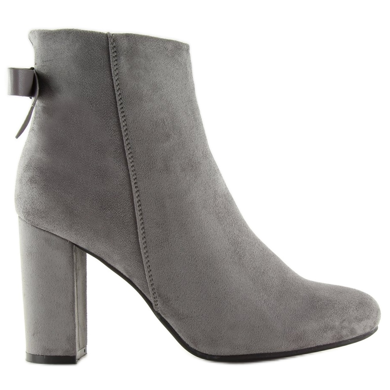 Grigio Stivali con tacco alto E5120 L.GREY