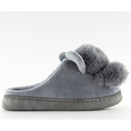Pantofole da donna grigie DD91 grigie grigio