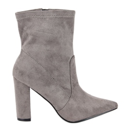 Seastar Stivali in camoscio grigio