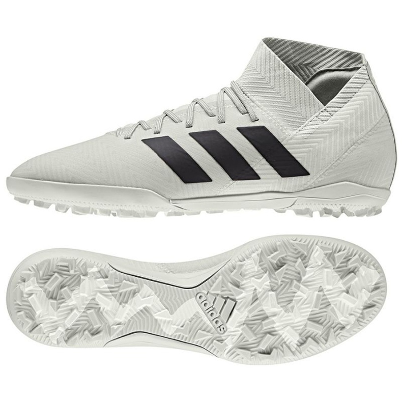 Scarpe da calcio Adidas Nemeziz Tango 18.3 Tf M DB2212 bianca bianca