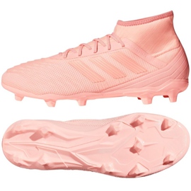Le scarpe da calcio adidas Predator 18.2 Fg rosa