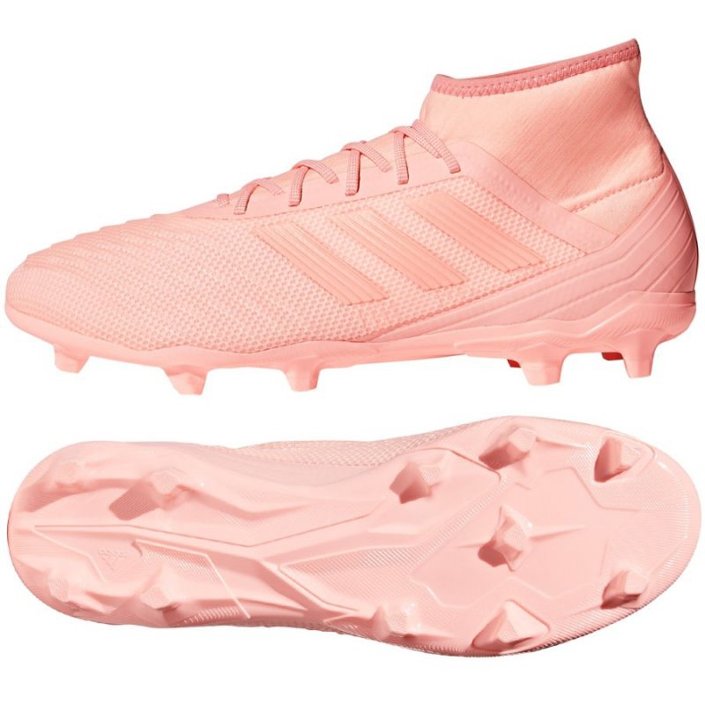 Le scarpe da calcio adidas Predator 18.2 Fg rosa