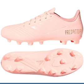 Scarpe da calcio Adidas Predator 18.4 FxG rosa