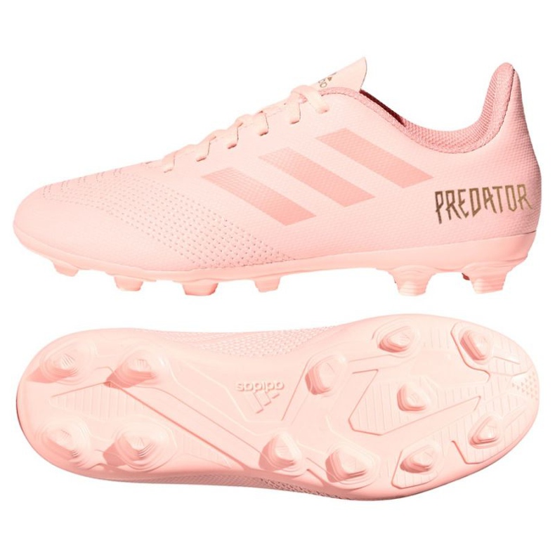 Scarpe da calcio Adidas Predator 18.4 FxG rosa