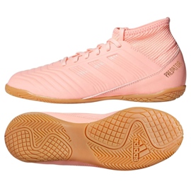 Scarpe indoor adidas Predator Tango 18.3 In Jr DB2325 rosa rosa