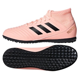 Scarpe indoor adidas Predator Tango 18.3 J TF Jr DB2331 rosa