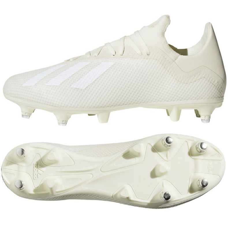 Scarpe da calcio Adidas X 18.3 Sg M D97851 bianca bianca