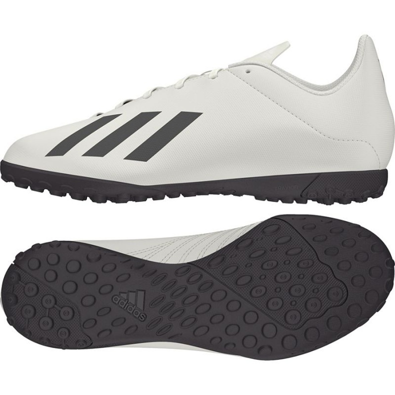 Le scarpe da calcio adidas X Tango 18.4 Tf bianca