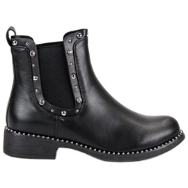 Erynn Stivali Jodhpur Rock Boot nero