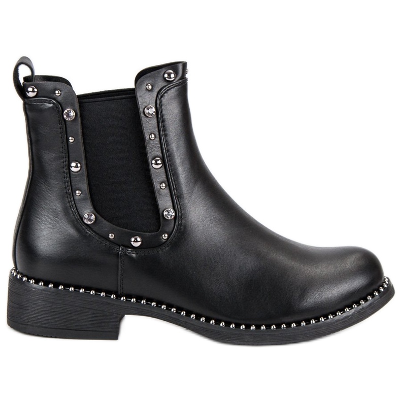Erynn Stivali Jodhpur Rock Boot nero