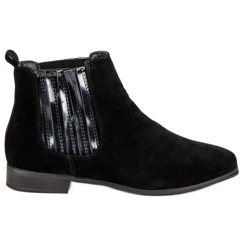Stivali Jodhpur in camoscio nero
