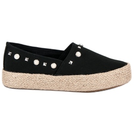 J. Star Espadrillas nere nero