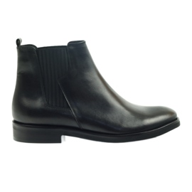 Stivali neri Edeo, slip-on 3244 nero