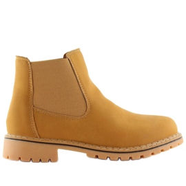 Stivaletti Chelsea cammello 1367 Cammello giallo