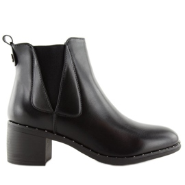 Stivaletti Chelsea neri, neri 8932 Nero